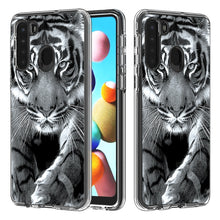 Load image into Gallery viewer, 2 In 1 PC + TPU Card Pattern Transparent Protective Case, For Galaxy A01, For Galaxy A21, For Galaxy S20, For Galaxy S20+