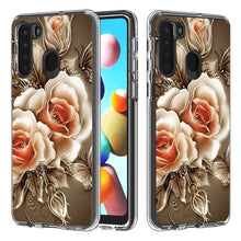Load image into Gallery viewer, 2 In 1 PC + TPU Card Pattern Transparent Protective Case, For Galaxy A01, For Galaxy A21, For Galaxy S20, For Galaxy S20+