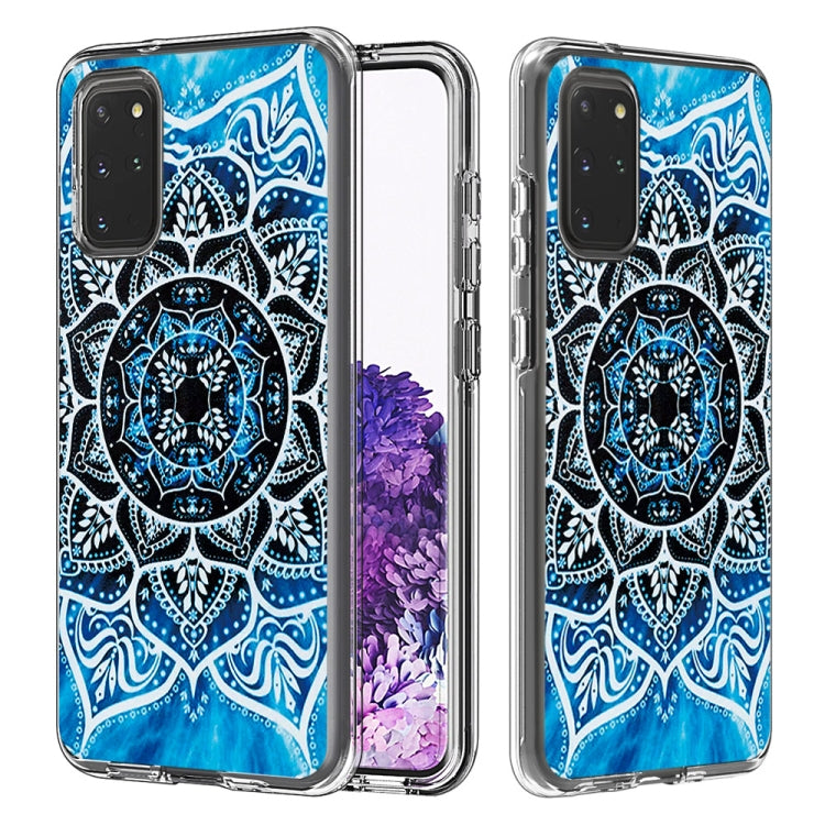 2 In 1 PC + TPU Card Pattern Transparent Protective Case