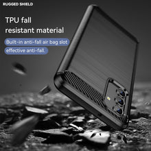 Load image into Gallery viewer, Brushed Texture Carbon Fiber TPU Case, For Samsung Galaxy A04s, For Xiaomi 12S Ultra