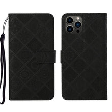 Load image into Gallery viewer, Ethnic Style Embossed Pattern Leather Phone Case, For iPhone 14, For iPhone 14 Plus, For iPhone 14 Pro, For iPhone 14 Pro Max
