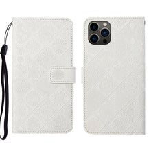 Load image into Gallery viewer, Ethnic Style Embossed Pattern Leather Phone Case, For iPhone 14, For iPhone 14 Plus, For iPhone 14 Pro, For iPhone 14 Pro Max