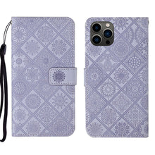 Load image into Gallery viewer, Ethnic Style Embossed Pattern Leather Phone Case, For iPhone 14, For iPhone 14 Plus, For iPhone 14 Pro, For iPhone 14 Pro Max