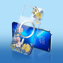 Load image into Gallery viewer, Flower Frosted MagSafe Phone Case, For iPhone 14, For iPhone 14 Plus, For iPhone 14 Pro, For iPhone 14 Pro Max