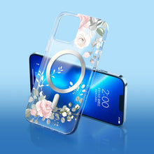 Load image into Gallery viewer, Flower Frosted MagSafe Phone Case, For iPhone 14, For iPhone 14 Plus, For iPhone 14 Pro, For iPhone 14 Pro Max