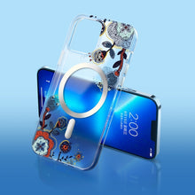 Load image into Gallery viewer, Flower Frosted MagSafe Phone Case, For iPhone 14, For iPhone 14 Plus, For iPhone 14 Pro, For iPhone 14 Pro Max