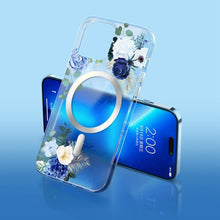 Load image into Gallery viewer, Flower Frosted MagSafe Phone Case, For iPhone 14, For iPhone 14 Plus, For iPhone 14 Pro, For iPhone 14 Pro Max
