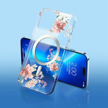 Load image into Gallery viewer, Flower Frosted MagSafe Phone Case, For iPhone 14, For iPhone 14 Plus, For iPhone 14 Pro, For iPhone 14 Pro Max