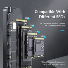 Load image into Gallery viewer, ORICO HM2-G2-BK M.2 NVMe SSD Enclosure, HM2-G2-BK