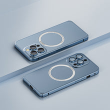 Load image into Gallery viewer, Frosted MagSafe Magnetic Phone Case with Lens Film, For iPhone 14, For iPhone 14 Pro Max