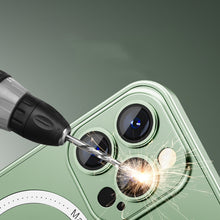 Load image into Gallery viewer, Frosted MagSafe Magnetic Phone Case with Lens Film, For iPhone 14, For iPhone 14 Pro Max
