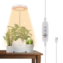 Load image into Gallery viewer, 10W 48 LEDs Succulent Plant Grow Fill Light, Angel Ring, Bee, Round Tube