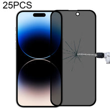 Load image into Gallery viewer, 25 PCS Anti-peeping Plasma Oil Coated High Aluminum Wear-resistant Tempered Glass Film, For iPhone 14 Pro (25 PCS), For iPhone 14 Pro Max (25 PCS)