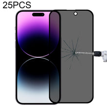 Load image into Gallery viewer, 25 PCS Anti-peeping Plasma Oil Coated High Aluminum Wear-resistant Tempered Glass Film, For iPhone 14 Pro (25 PCS), For iPhone 14 Pro Max (25 PCS)