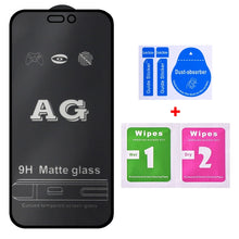 Load image into Gallery viewer, AG Matte Frosted Full Cover Tempered Glass Film, For iPhone 14 Pro (1 PC), For iPhone 14 Pro Max (1 PC)