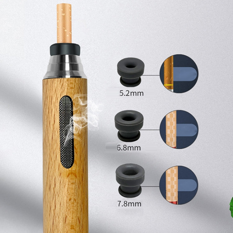 Car Ashtray Portable Lazy Cigarette Holder, Timber Log