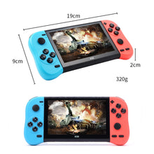 Load image into Gallery viewer, X50 5.1 inch Screen Handheld Retro Game Console 8G Memory with 6000+ Games, X50 / Black, X50 / Red+Blue