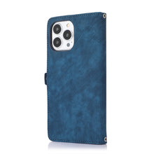 Load image into Gallery viewer, Zipper Card Slot Buckle Wallet Leather Phone Case, For iPhone 14 Pro Max, For iPhone 14 Pro, For iPhone 14 Plus, For iPhone 14