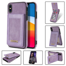 Load image into Gallery viewer, N.BEKUS Vertical Flip Card Slot RFID Phone Case, For iPhone XS Max, For iPhone XS / X