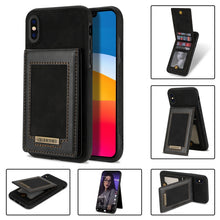 Load image into Gallery viewer, N.BEKUS Vertical Flip Card Slot RFID Phone Case, For iPhone XS Max, For iPhone XS / X