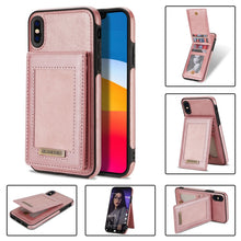 Load image into Gallery viewer, N.BEKUS Vertical Flip Card Slot RFID Phone Case, For iPhone XS Max, For iPhone XS / X