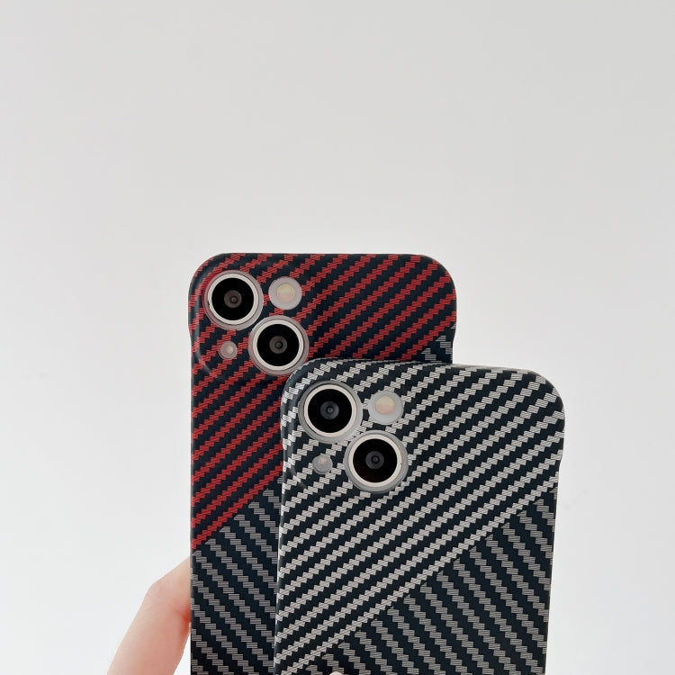 Carbon Fiber Texture PC Phone Case, For iPhone 11 Pro Max, For iPhone 12, For iPhone 12 Pro, For iPhone 12 Pro Max, For iPhone 13