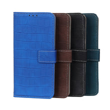 Load image into Gallery viewer, Crocodile Texture Horizontal Flip Leather Case with Holder &amp; Card Slots &amp; Wallet