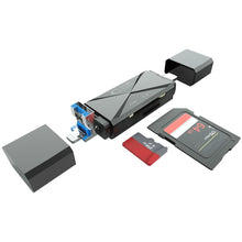 Load image into Gallery viewer, ADS-218 8 Pin+USB+Type-C Multi-function Card Reader