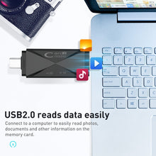 Load image into Gallery viewer, ADS-218 8 Pin+USB+Type-C Multi-function Card Reader