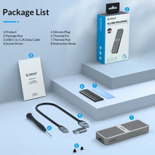 Load image into Gallery viewer, ORICO USB3.2 20Gbps M.2 NVMe SSD Enclosure