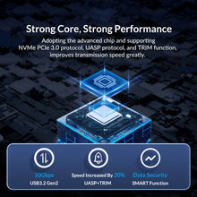 Load image into Gallery viewer, ORICO M.2 NGFF SSD enclosure