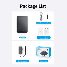 Load image into Gallery viewer, ORICO HM35C3 3.5 inch USB3.1 Gen1 Type-C Hard Drive Enclosure, EU Plug, US Plug, UK Plug, AU Plug