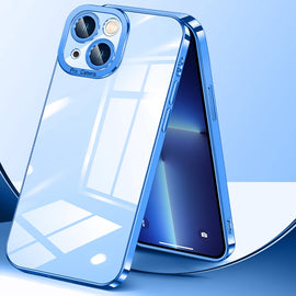 Crystal Plated High Transparency Phone Case, For iPhone 13, For iPhone 13 Pro, For iPhone 13 Pro Max, For iPhone 12 mini