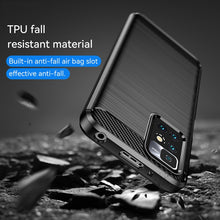 Load image into Gallery viewer, Brushed Texture Carbon Fiber TPU Case, For Xiaomi Redmi 10 2022