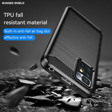 Load image into Gallery viewer, Brushed Texture Carbon Fiber TPU Case, For Xiaomi Redmi 10 / 10 Prime