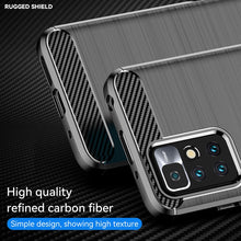 Load image into Gallery viewer, Brushed Texture Carbon Fiber TPU Case, For Xiaomi Redmi 10 / 10 Prime