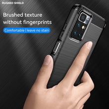 Load image into Gallery viewer, Brushed Texture Carbon Fiber TPU Case, For Xiaomi Redmi 10 / 10 Prime