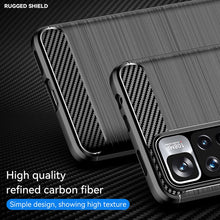Load image into Gallery viewer, Brushed Texture Carbon Fiber TPU Case, For Xiaomi Redmi Note 11 Pro / Note 11 Pro+