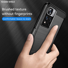 Load image into Gallery viewer, Brushed Texture Carbon Fiber TPU Case, For Xiaomi Redmi Note 11 Pro / Note 11 Pro+