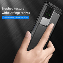 Load image into Gallery viewer, Brushed Texture Carbon Fiber TPU Case, For Xiaomi Redmi K40S