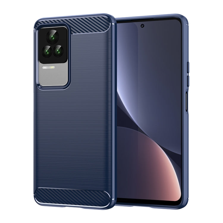Brushed Texture Carbon Fiber TPU Case, For Xiaomi Redmi K40S