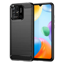 Load image into Gallery viewer, Brushed Texture Carbon Fiber TPU Case, For Xiaomi Redmi 10C