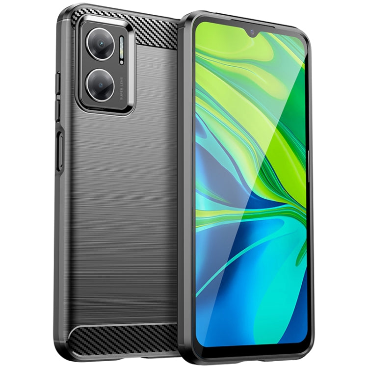 Brushed Texture Carbon Fiber TPU Case, For Xiaomi Redmi 10 5G