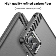 Load image into Gallery viewer, Brushed Texture Carbon Fiber TPU Case, For Xiaomi Redmi Note 11E, For Xiaomi Redmi Note11T Pro 5G, For Xiaomi Redmi Note11T Pro+ 5G