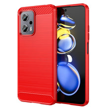 Load image into Gallery viewer, Brushed Texture Carbon Fiber TPU Case, For Xiaomi Redmi Note 11E, For Xiaomi Redmi Note11T Pro 5G, For Xiaomi Redmi Note11T Pro+ 5G