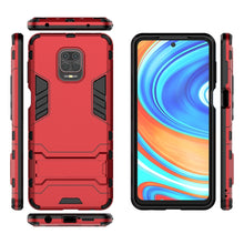 Load image into Gallery viewer, PC + TPU Shockproof Protective Case with Holder, For Xiaomi Redmi Note 9 Pro Max, For Xiaomi Redmi Note 9S