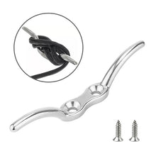 Load image into Gallery viewer, 316 Stainless Steel Marine Flagpole Hook with Screw, Style:2-1/2 inch, 2-1/2 inch, 4 inch, 6 inch
