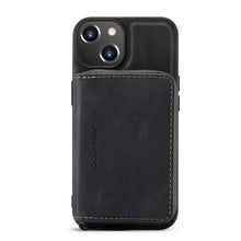 Load image into Gallery viewer, JEEHOOD Magnetic Zipper Wallet Leather Phone Case, For iPhone 14, For iPhone 14 Plus, For iPhone 14 Pro, For iPhone 14 Pro Max