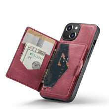 Load image into Gallery viewer, JEEHOOD Retro Magnetic Detachable Leather Phone Case, For iPhone 14, For iPhone 14 Plus, For iPhone 14 Pro, For iPhone 14 Pro Max