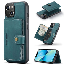 Load image into Gallery viewer, JEEHOOD Retro Magnetic Detachable Leather Phone Case, For iPhone 14, For iPhone 14 Plus, For iPhone 14 Pro, For iPhone 14 Pro Max